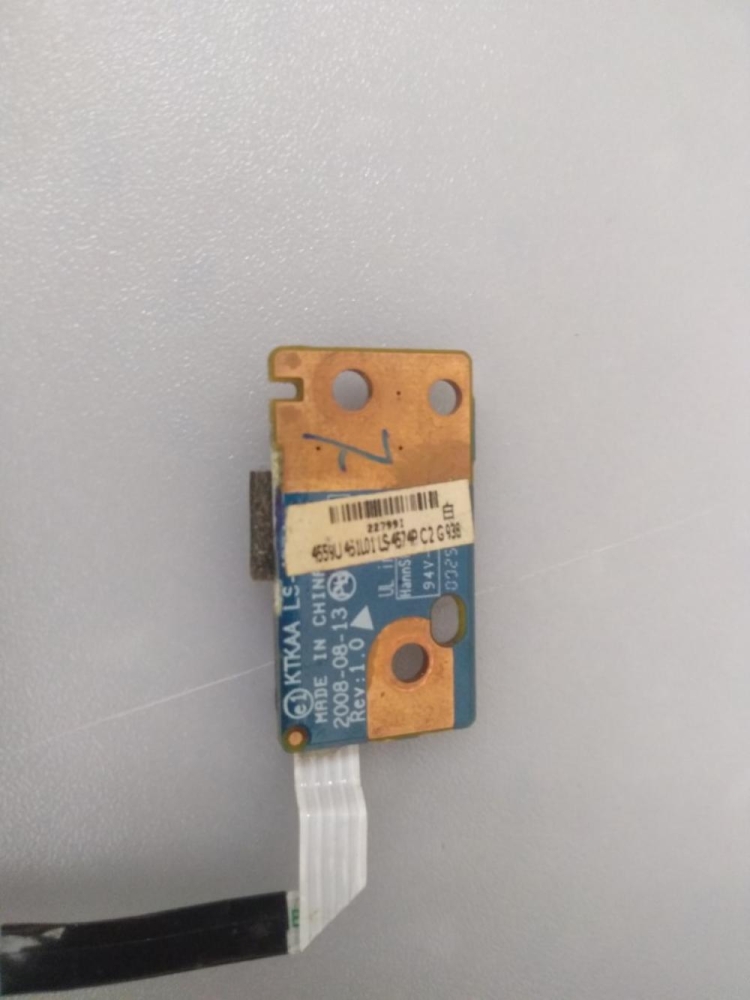LS-4574P  TOSHIBA SATELLITE A350-22Z MODEL POWER BUTON KART 