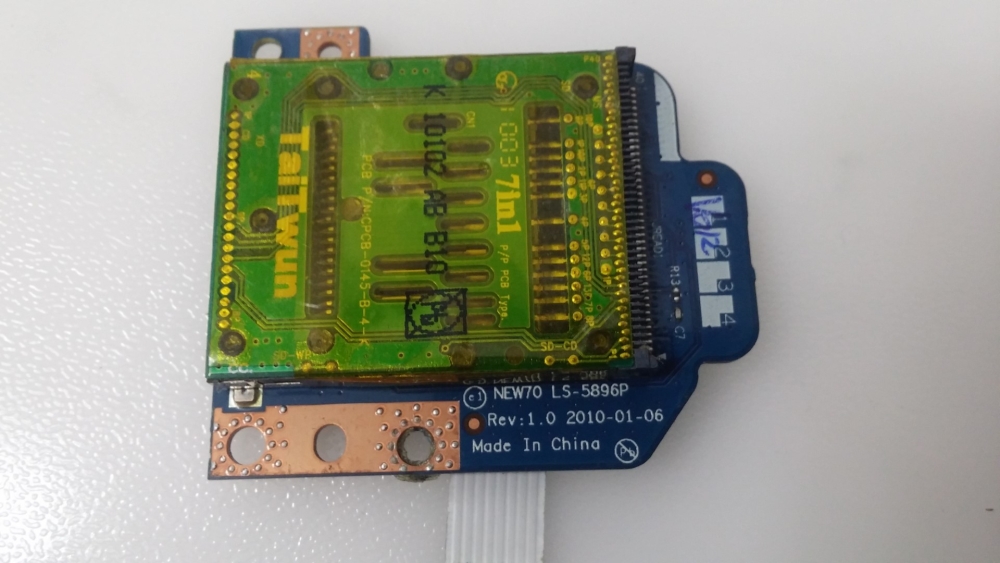 LS-5896P  ACER ASPİRE 5551 MODEL NOTEBOOK KARD READER BOARD 