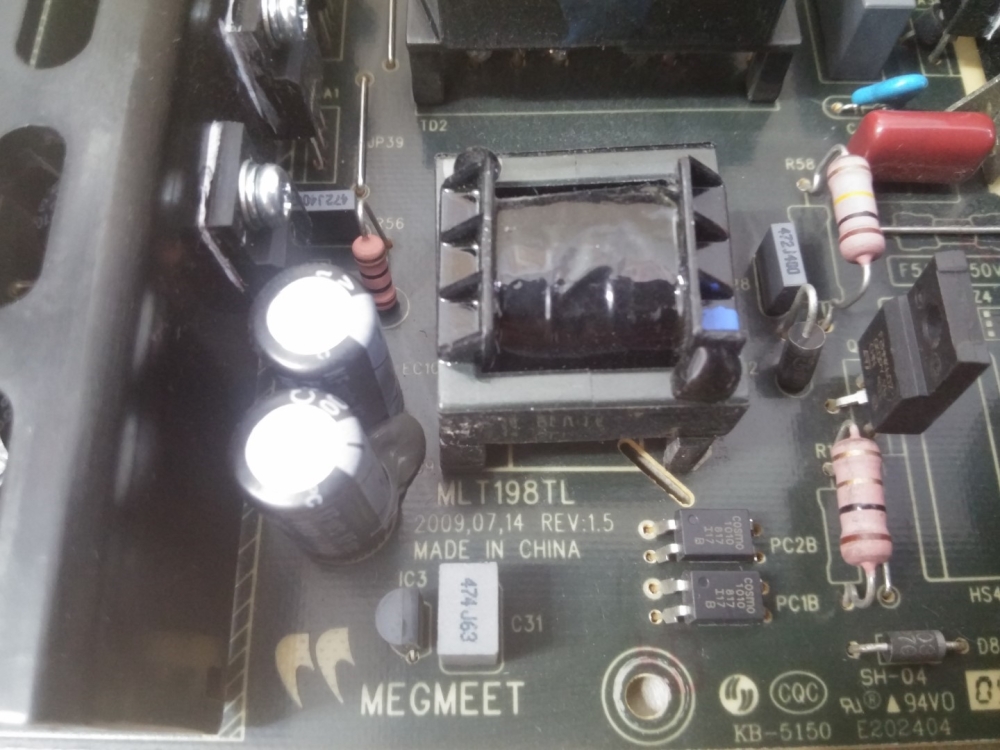 MLT198TL, D080123093904311  AOC L42A71H MODEL LCD TV 42" POWER BOARD