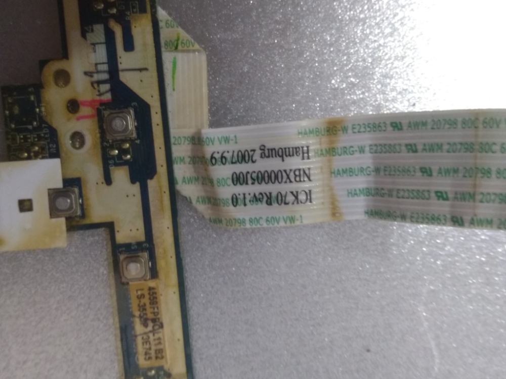NBX00005J00 ACER ASPİRE 7520G MODEL NOTEBOOK  POWER BUTON