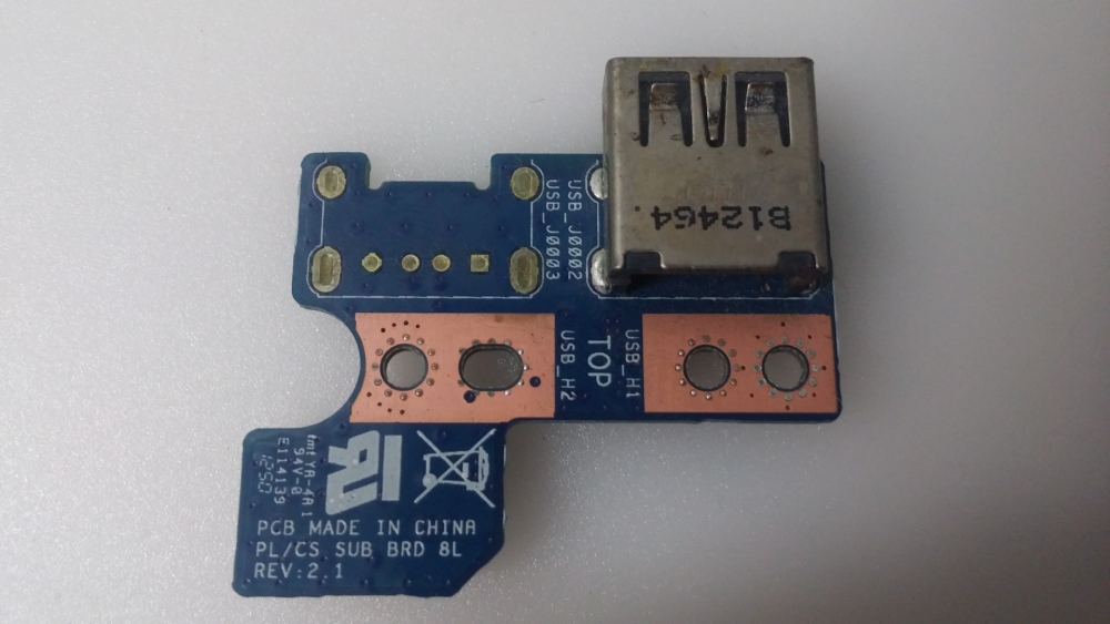 BTC-202B REV:2.2, NOZWG12B01 TOSHIBA SATELLITE C855-26T MODEL NOTEBOOK USB PORT KART 