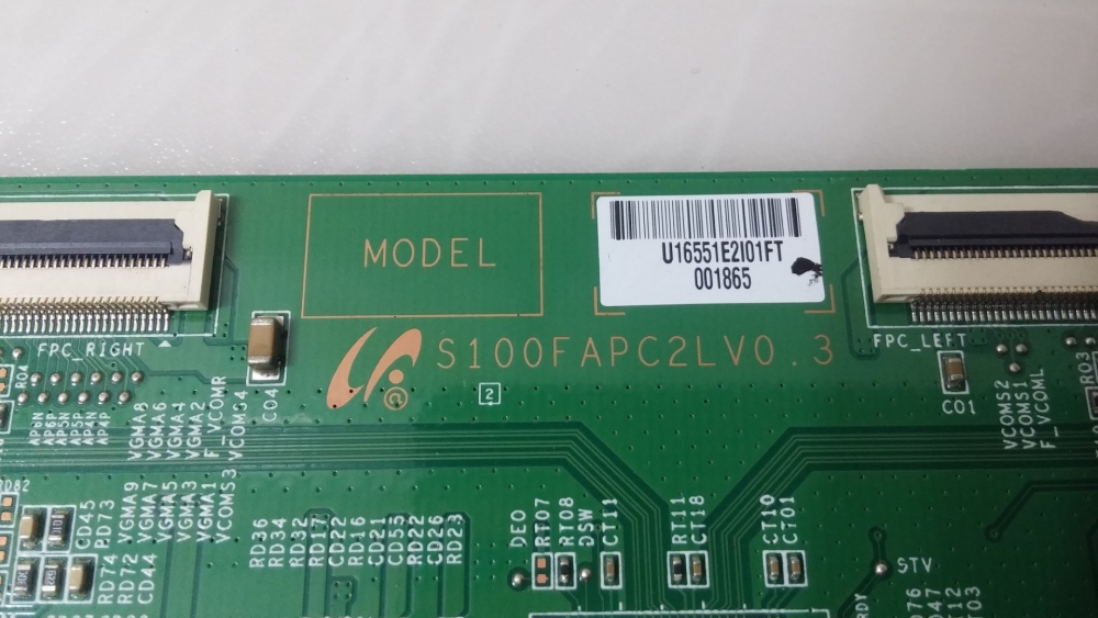 S100FAPC2LV0.3  SAMSUNG UE46D5000 MODEL LED TV 46" EKRAN KARTI T-CON