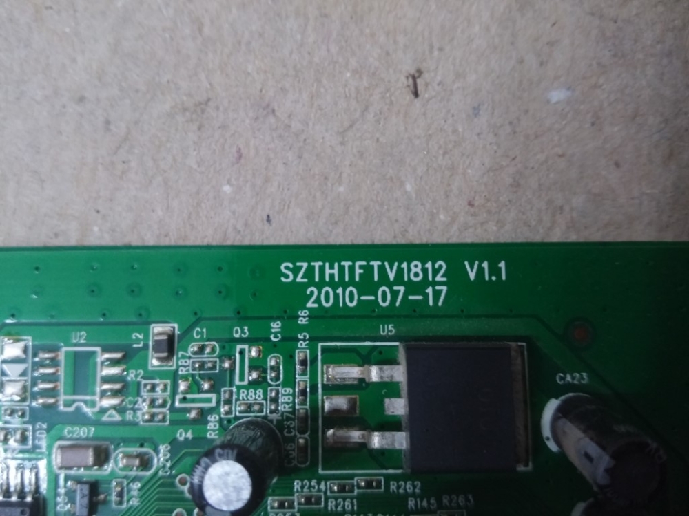 SZTHTFTV1812 V1.1 SABA 40UZ7000 MODEL LCD TV 40" DİJİTAL BOARD