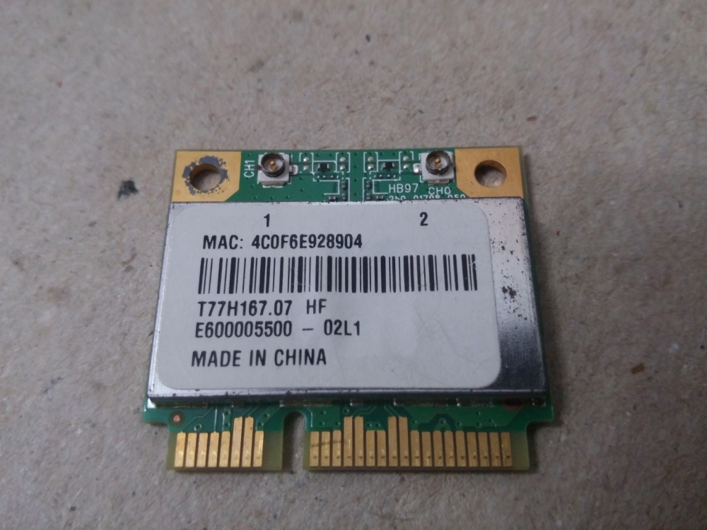 T77H167.07  ATHEROS AR5B97 MODEL WİFİ BOARD