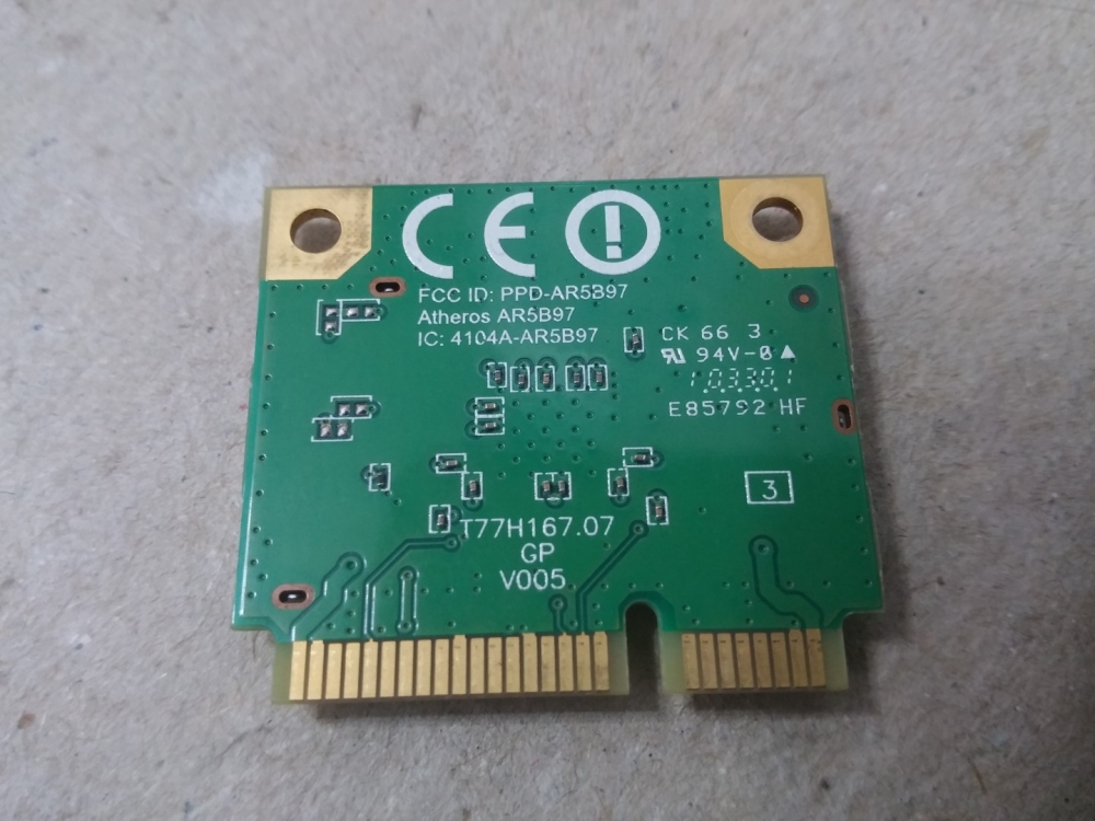 T77H167.07  ATHEROS AR5B97 MODEL WİFİ BOARD