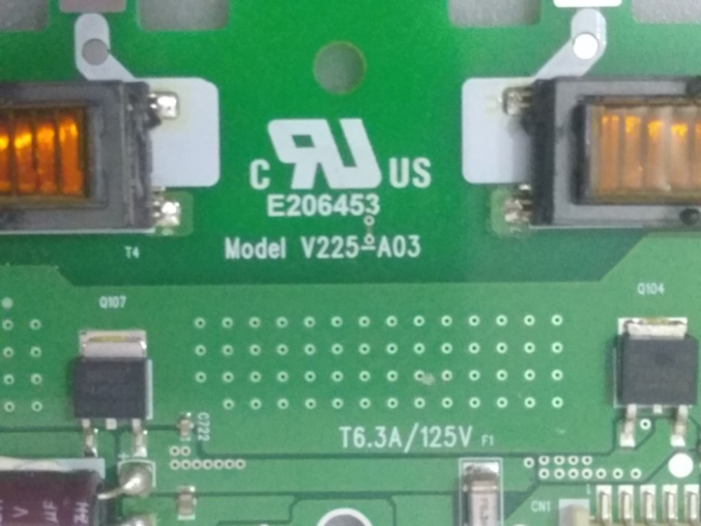 V225-A03 ARÇELİK A32-LCK-0B U MODEL LCD TV 32" İNVERTER BOARD 