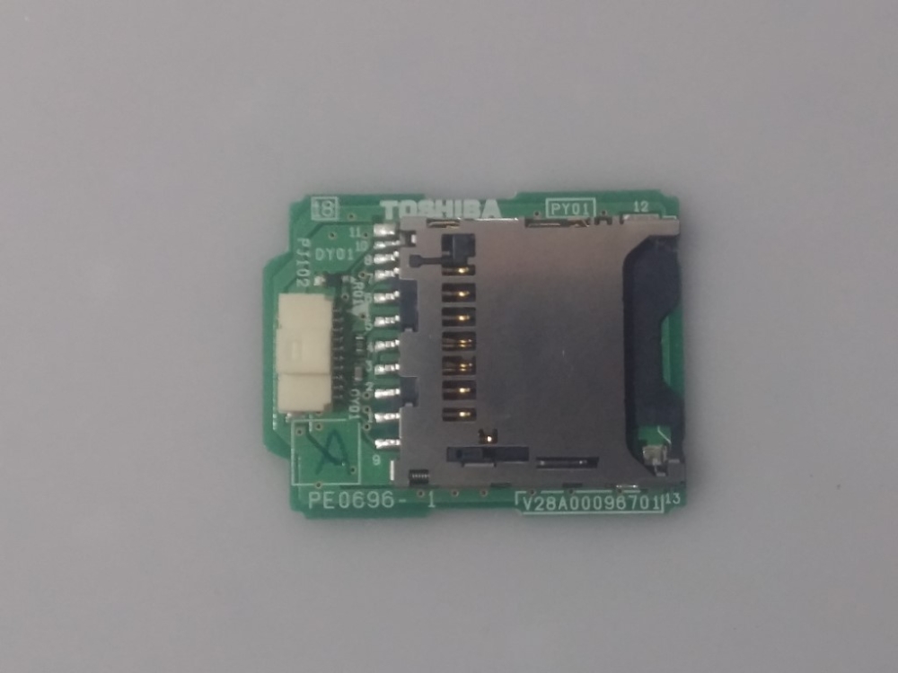 V28A00096701, PE0696 TOSHIBA 37ZV635D MODEL LCD TV 37" KARD READER 