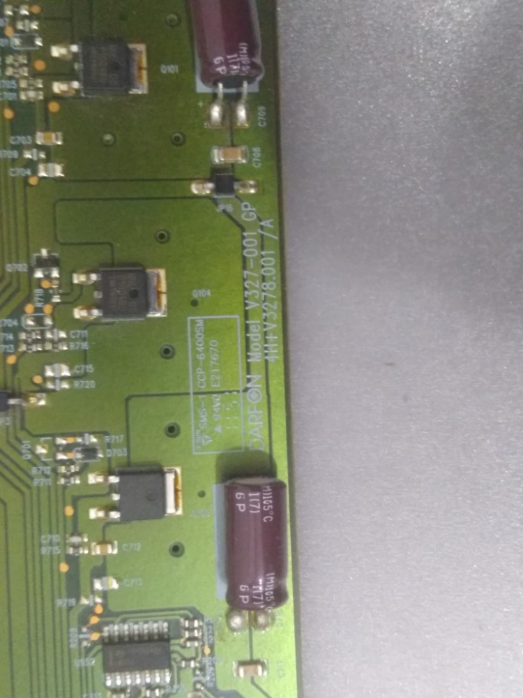 V327-001 GP REGAL RTV 32882 MODEL LCD TV 32" İNVERTER BOARD  