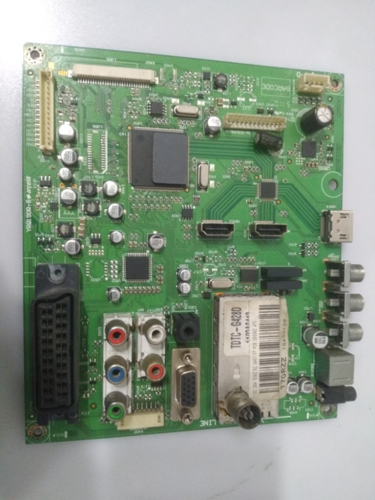 YRQ190R-8, T7GRZZ, SZ 26W SS6Z SZ SASI V7 PCB GRUNDİG GR 32-120 3HD MODEL LCD TV 32" ANAKART