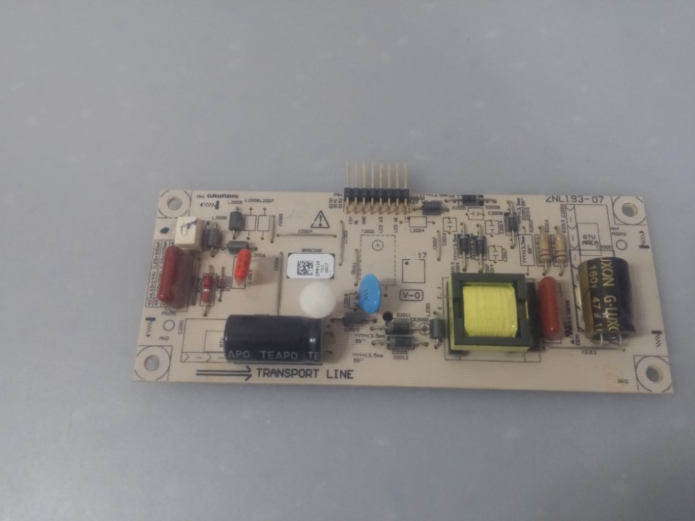ZNL193-07 BEKO B43L 5531 4B2 MODEL LED TV 43" LED DRİVER BOARD 