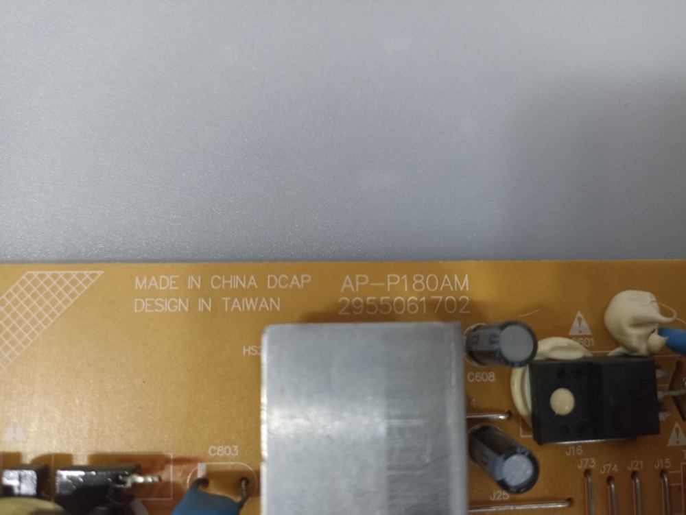 AP-P180AM, WHC910R 210300014 426R00 GRUNDİG 49 GFU 8960 B MODEL LED TV 49" POWER BOARD