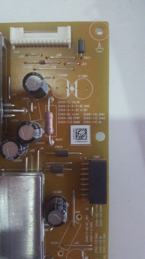 APDP-123A1, ZQR910R, 2955034102 GRUNDİG 49 VLE 5537 BG MODEL LED TV 49" POWER BOARD 