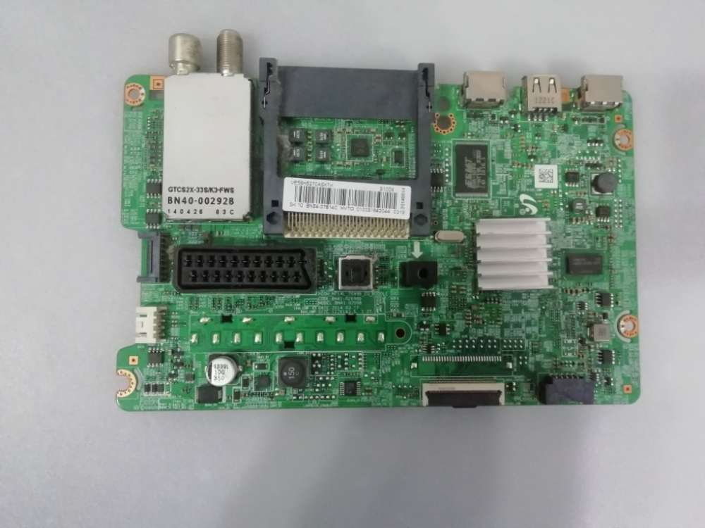 BN41-02098B, BN94-07814C SAMSUNG UE58H5270ASXTK MODEL LED TV 58” ANAKART