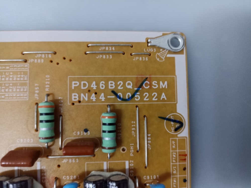 BN44-00522A, PD46/55B2Q SAMSUNG UE40ES7000SXTK MODEL LED TV 40" POWER BOARD