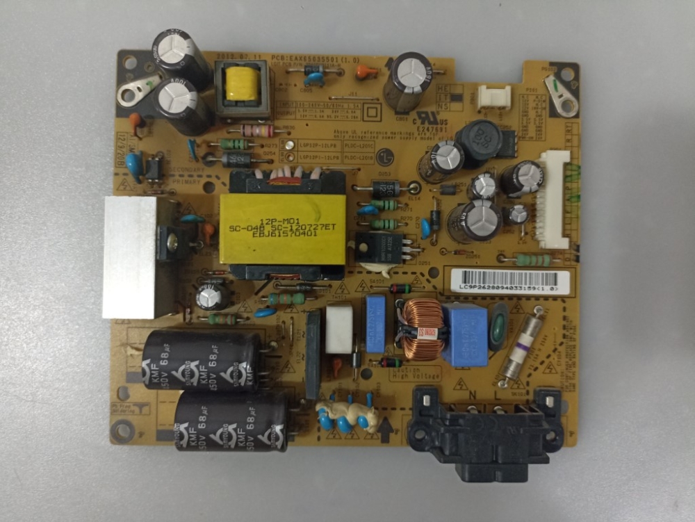 EAX65035501 (1.0) LG 32LS3450-ZA MODEL LED TV 32" POWER BOARD
