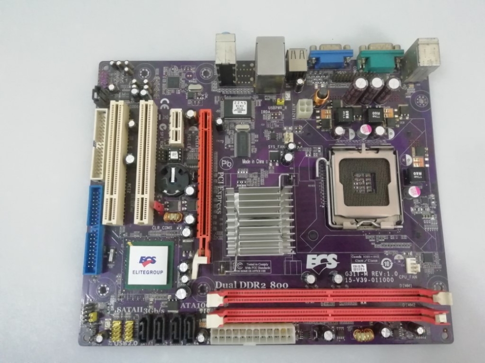 ECS G31T-M REV 1.0 MODEL MASAÜSTÜ BİLGİSAYAR ANAKART MAINBOARD