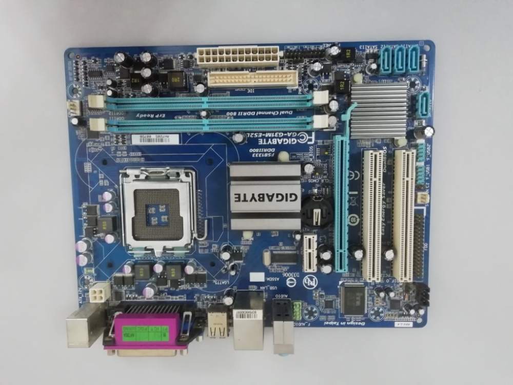 GIGABYTE GA-G31M-ES2L REV 2.4 MODEL MASAÜSTÜ BİLGİSAYAR ANAKART MAINBOARD