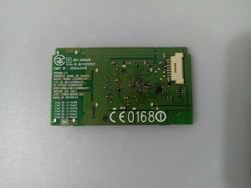 LGSBWAC61 LG 43UH650V-ZB MODEL LED TV 43" WİFİ BOARD