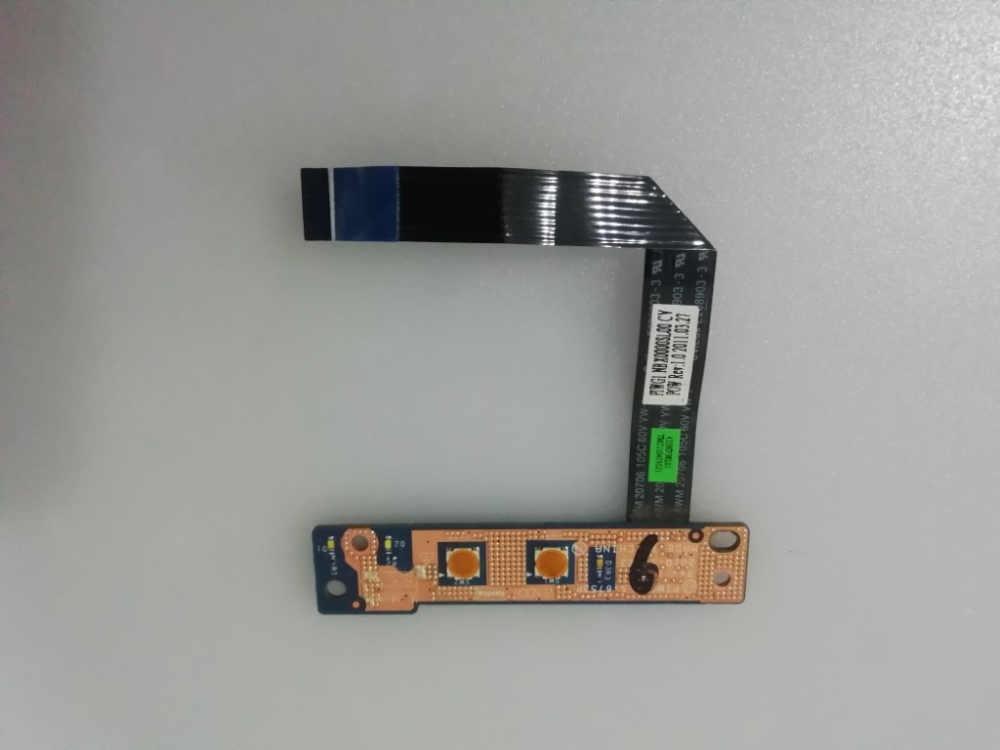 LS-6753P REV:1.0, NBX0000SLOOCV LENOVO G570-20079 MODEL NOTEBOOK POWER BUTON KART