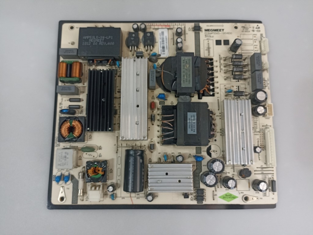 PCB:MP5565-190V600 REV:1.0 SUNNY SN55CRE88-0227 MODEL LED TV 55" POWER BOARD