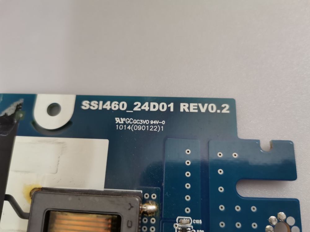 SSI460_24D01 REV0.2 MASTER PHILIPS BDL4681XU MODEL LCD MONİTÖR TV 46" INVERTER BOARD MASTER