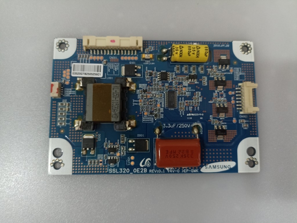 SSL320_0E2B REV:0.1 ARÇELİK TV 82-210 MODEL LED TV 32" LED DRİVER BOARD