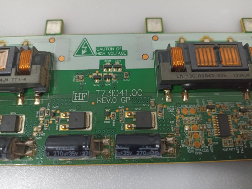 T73I041.00 REV.0 GRUNDİG GR 32-113 3HD MODEL LCD TV 32" İNVERTER BOARD