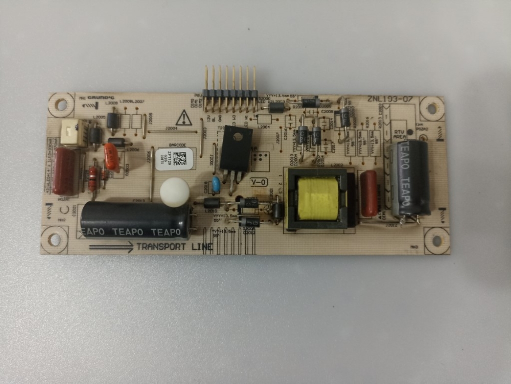 ZNL193-07, ZPT120, 626, 00875 ARÇELİK A55L 5531 4W2 MODEL LED TV 55" LED DRİVER BOARD