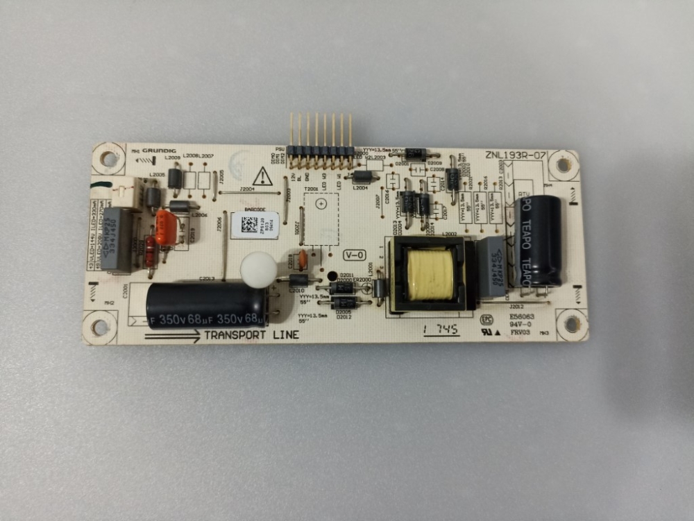 ZNL193R-07 BEKO B49L 5740 4B MODEL LED TV 49" LED DRİVER BOARD
