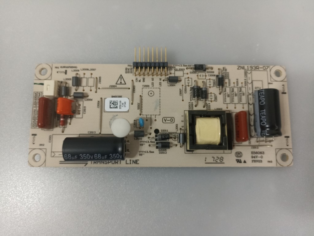 ZNL910R-07 GRUNDİG TORONTO 49 CLE 6645 AL MODEL LED TV 49" LED DRİVER BOARD
