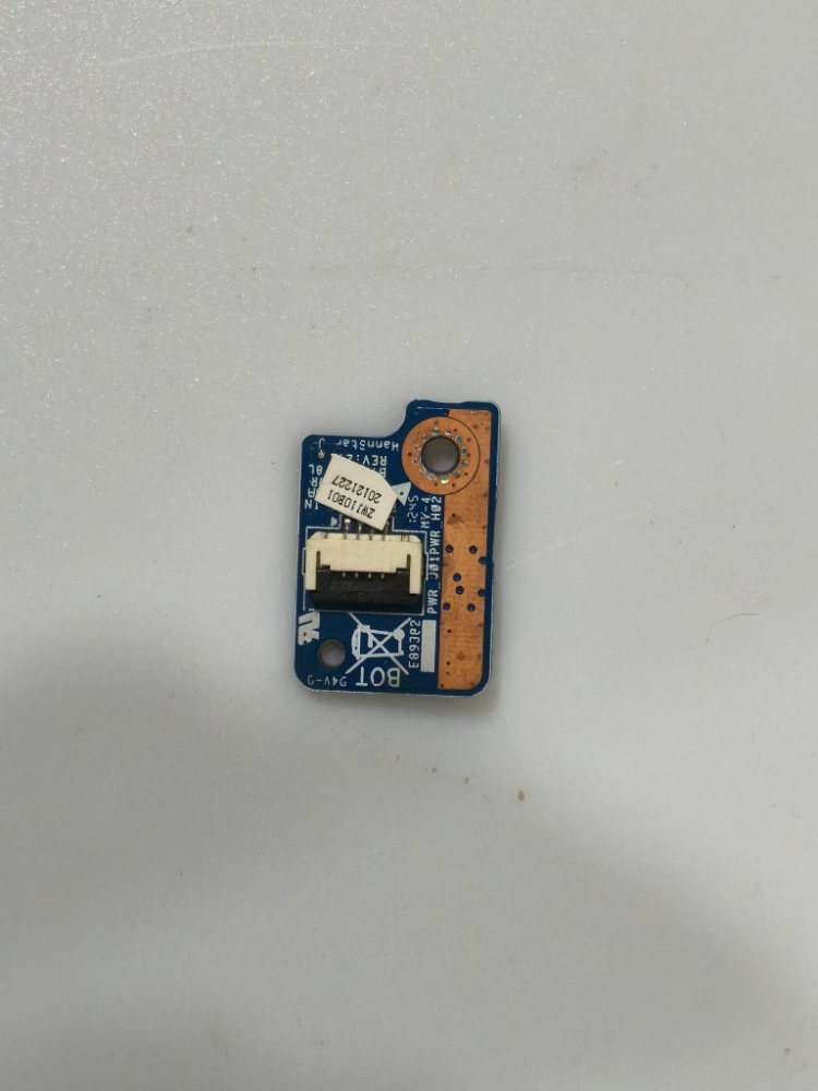 ZWJ10801, E89382 TOSHİBA SATELLITE C855-26V MODEL NOTEBOOK POWER BUTON KARTI