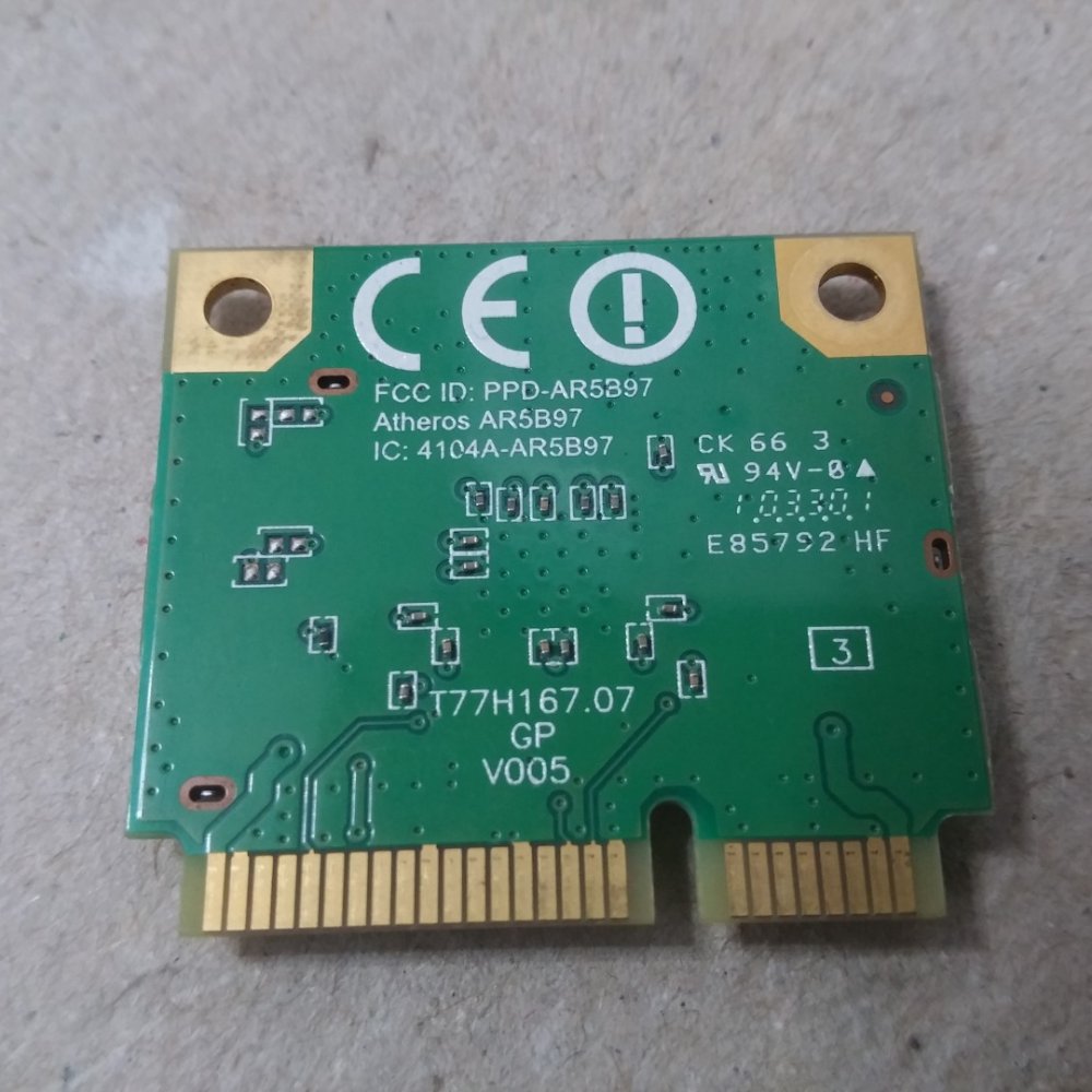 T77H167.07 ATHEROS AR5B97 MODEL WİFİ BOARD - 29.66 TL + KDV